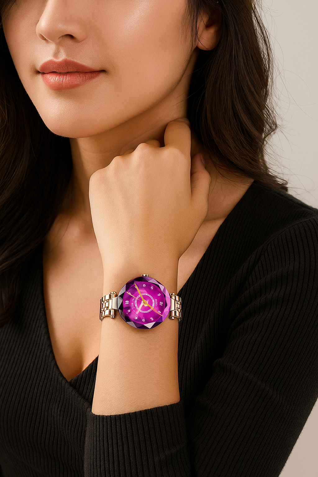 Luxe Gouden Horloge Diamond™ – Koop er 1, krijg er 2