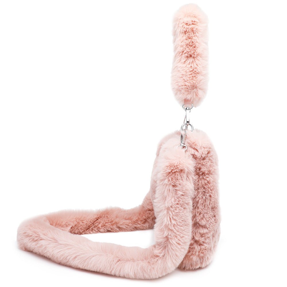 Ellie - Fluffy Hartvormige Tote Bag - Fraccini