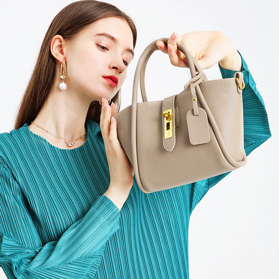 Emme - Luxe Leren Bucket Bag - Fraccini