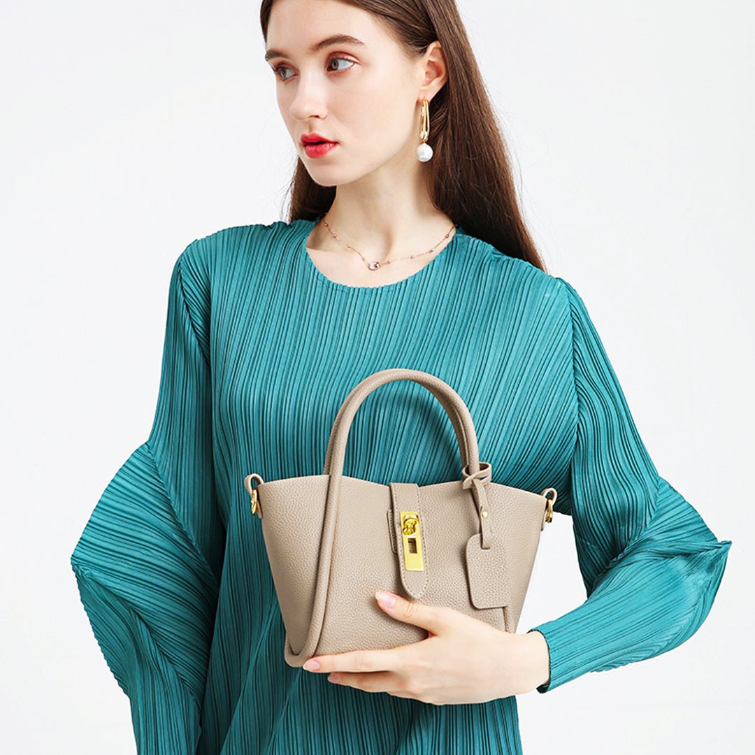 Emme - Luxe Leren Bucket Bag - Fraccini