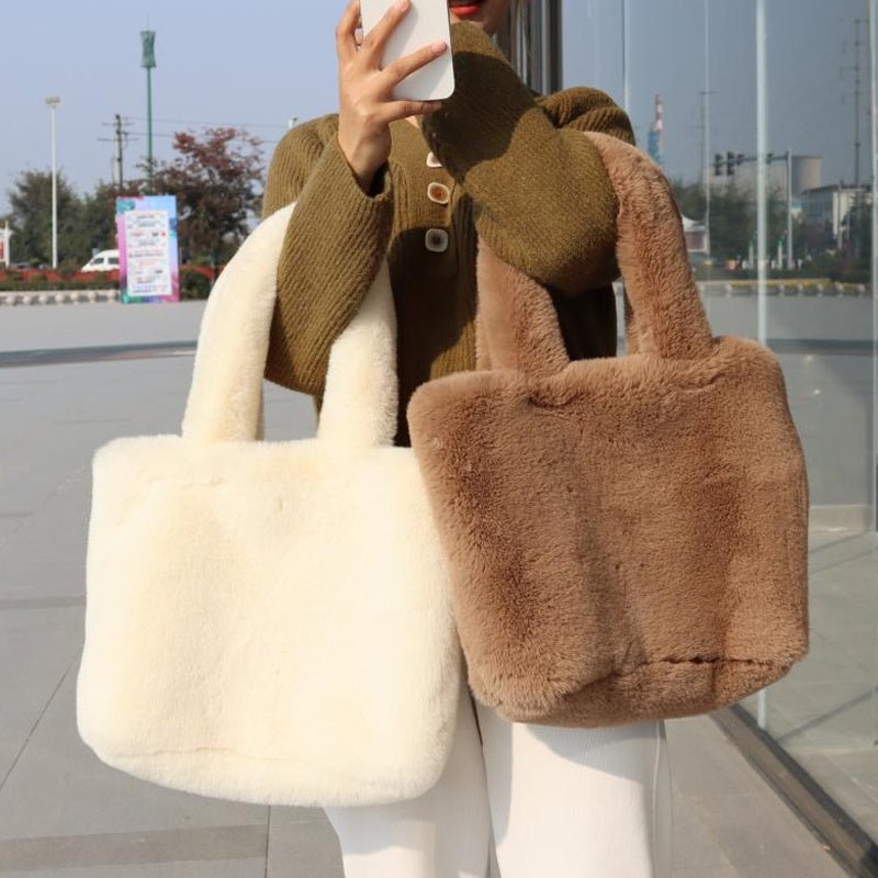 Faux - Fur Tote Bag - Fraccini
