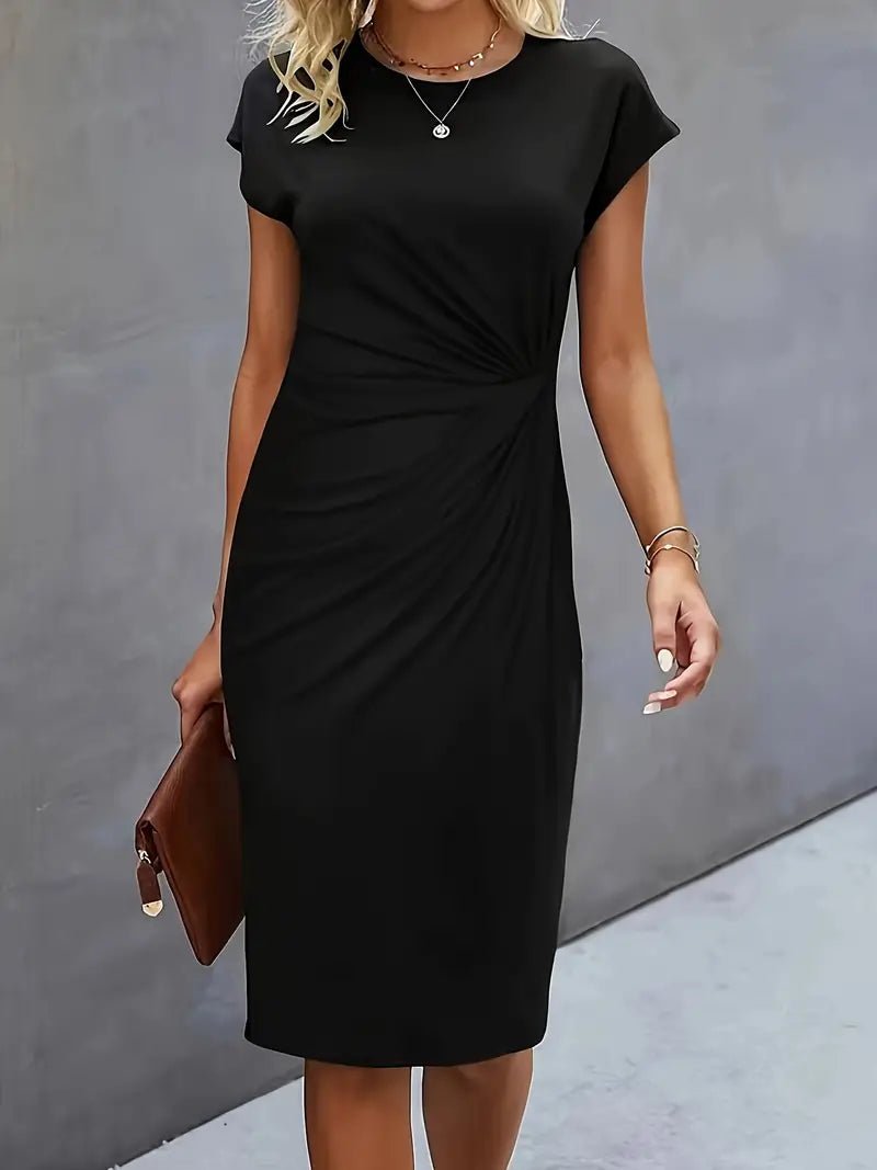 Katrien – Tijdloze Midi Jurk - Fraccini