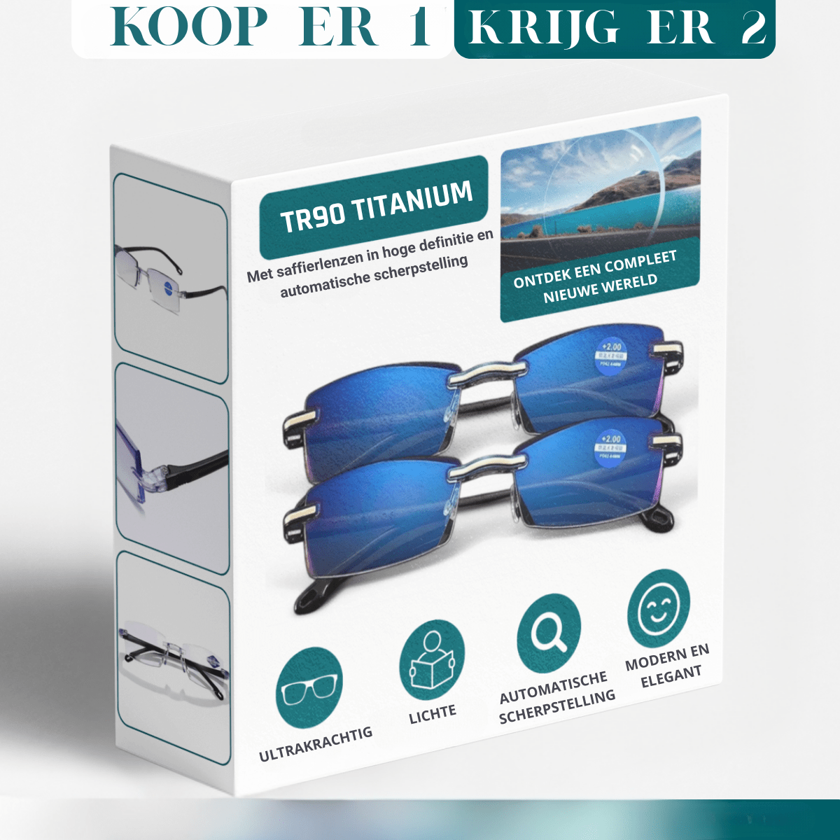 Slimme Brillen TR90 - Oculaire Revolutie (Unisex) - Fraccini